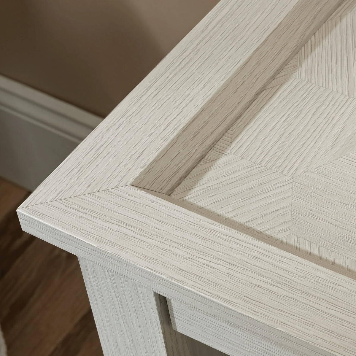 Sauder Larkin Ledge Desk, Glacier Oak Finish