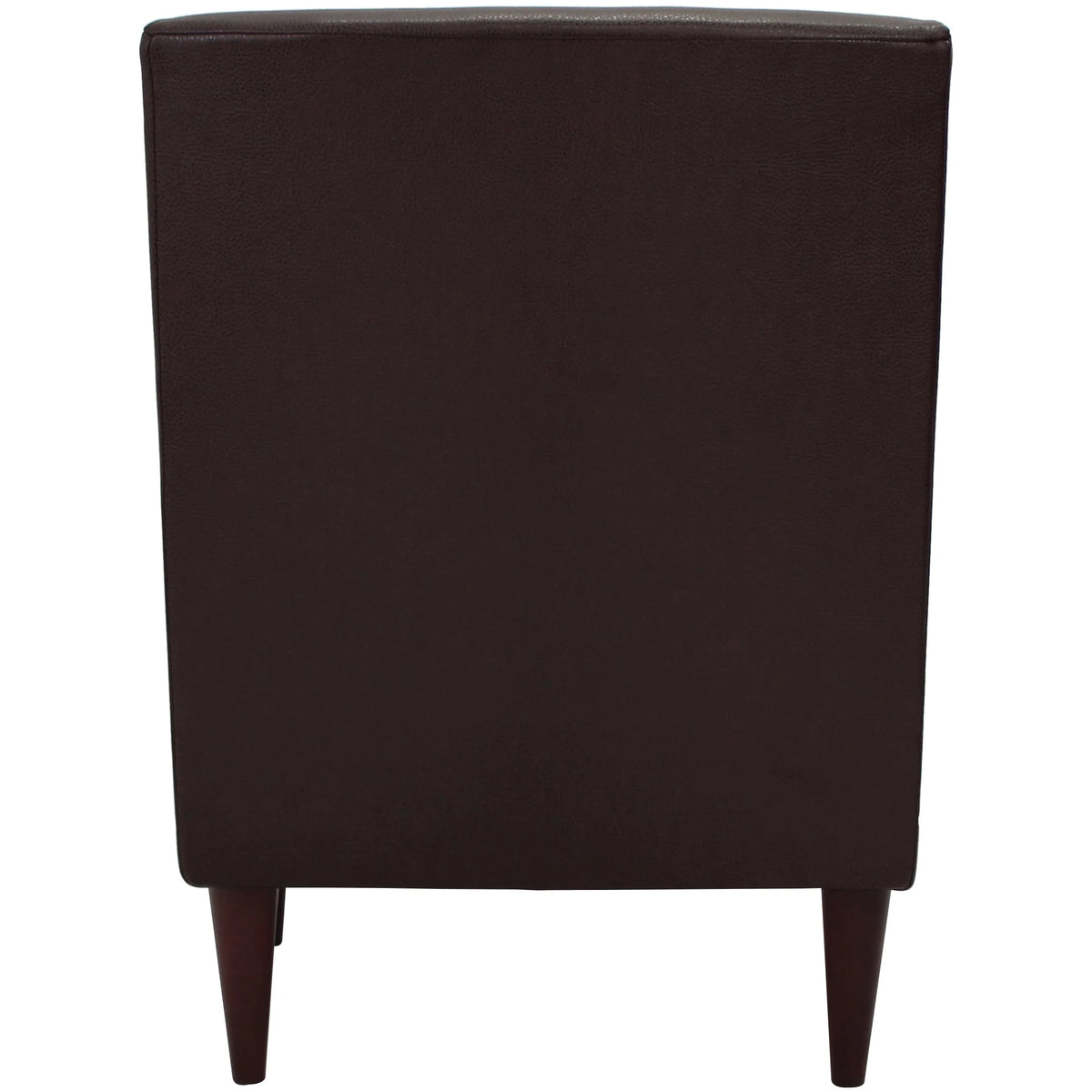 Emma Arm Chair - Leatherette Walnut