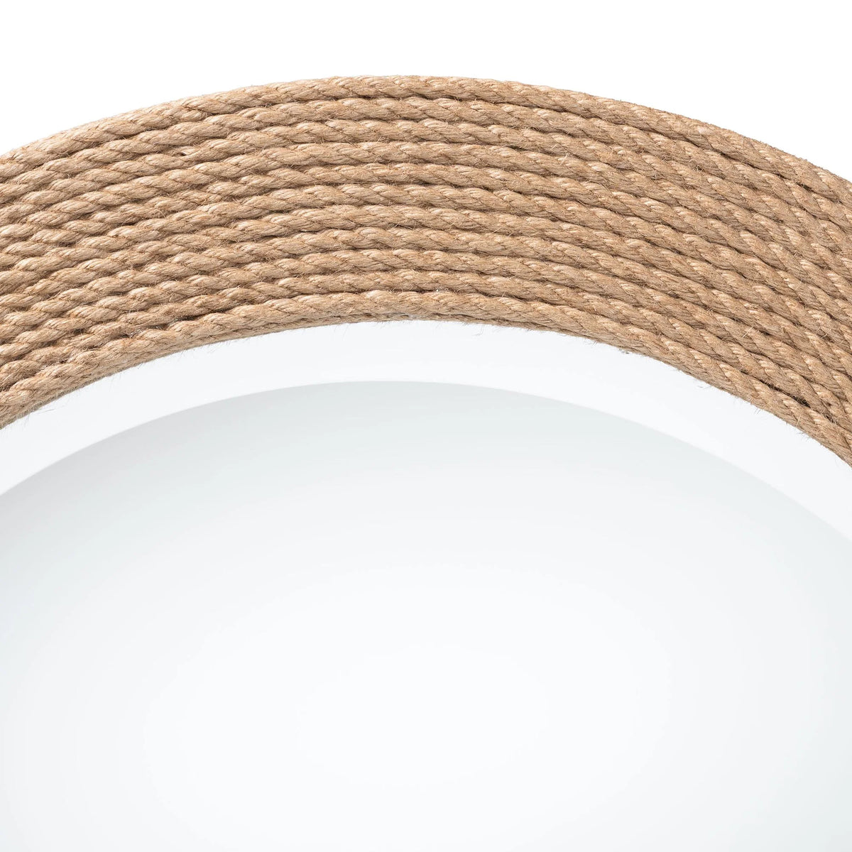 bali & pari Nieva Boho Mirror, 30"W, Round, Natural Brown