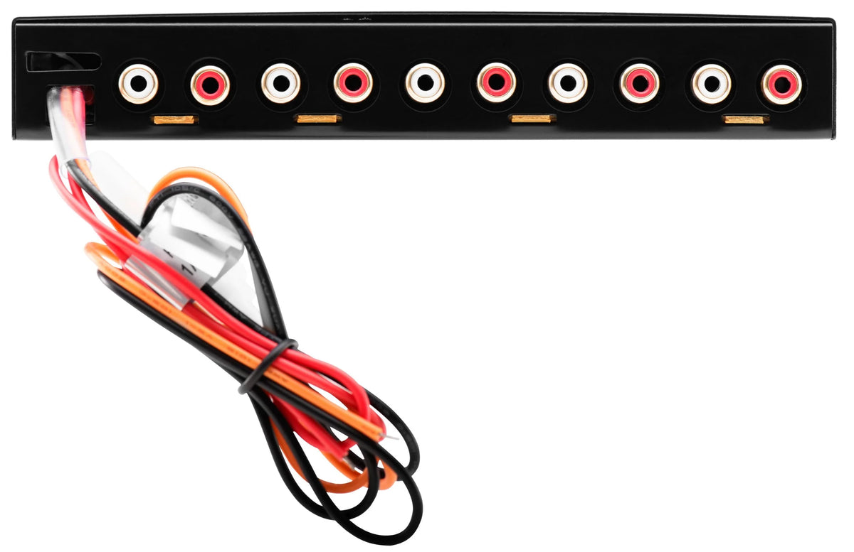 BOSS Audio Systems AVA1210 Car Audio Equalizer 7 Band Pre-Amp With Gold-Plated Front/Rear and Subwoofer Outputs, DPS Processor