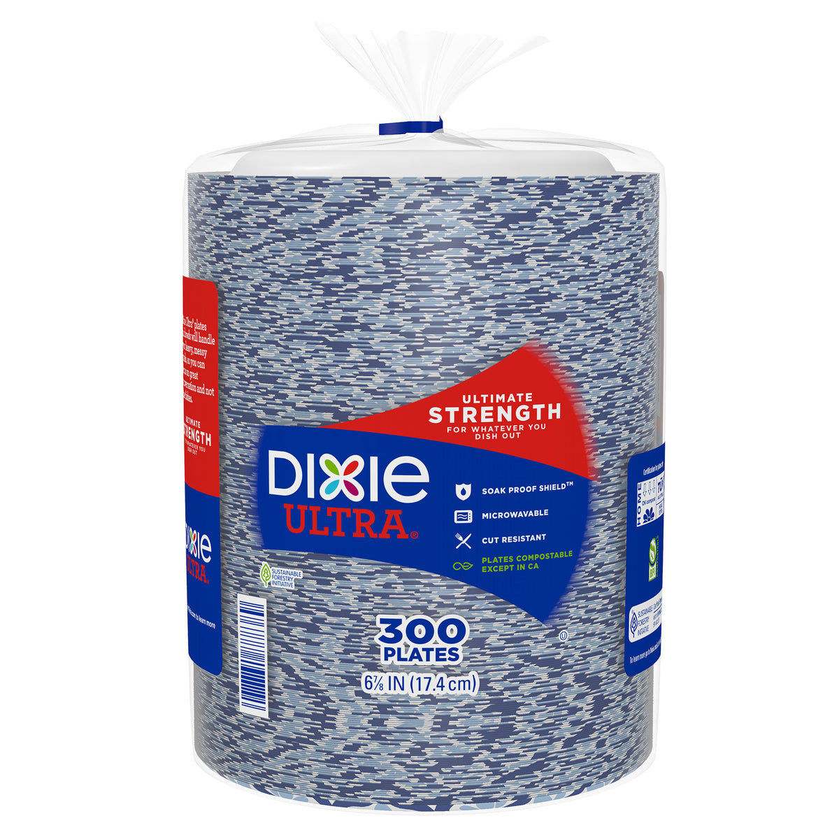 Dixie Ultra 6-7/8' Paper Plate, 300-count