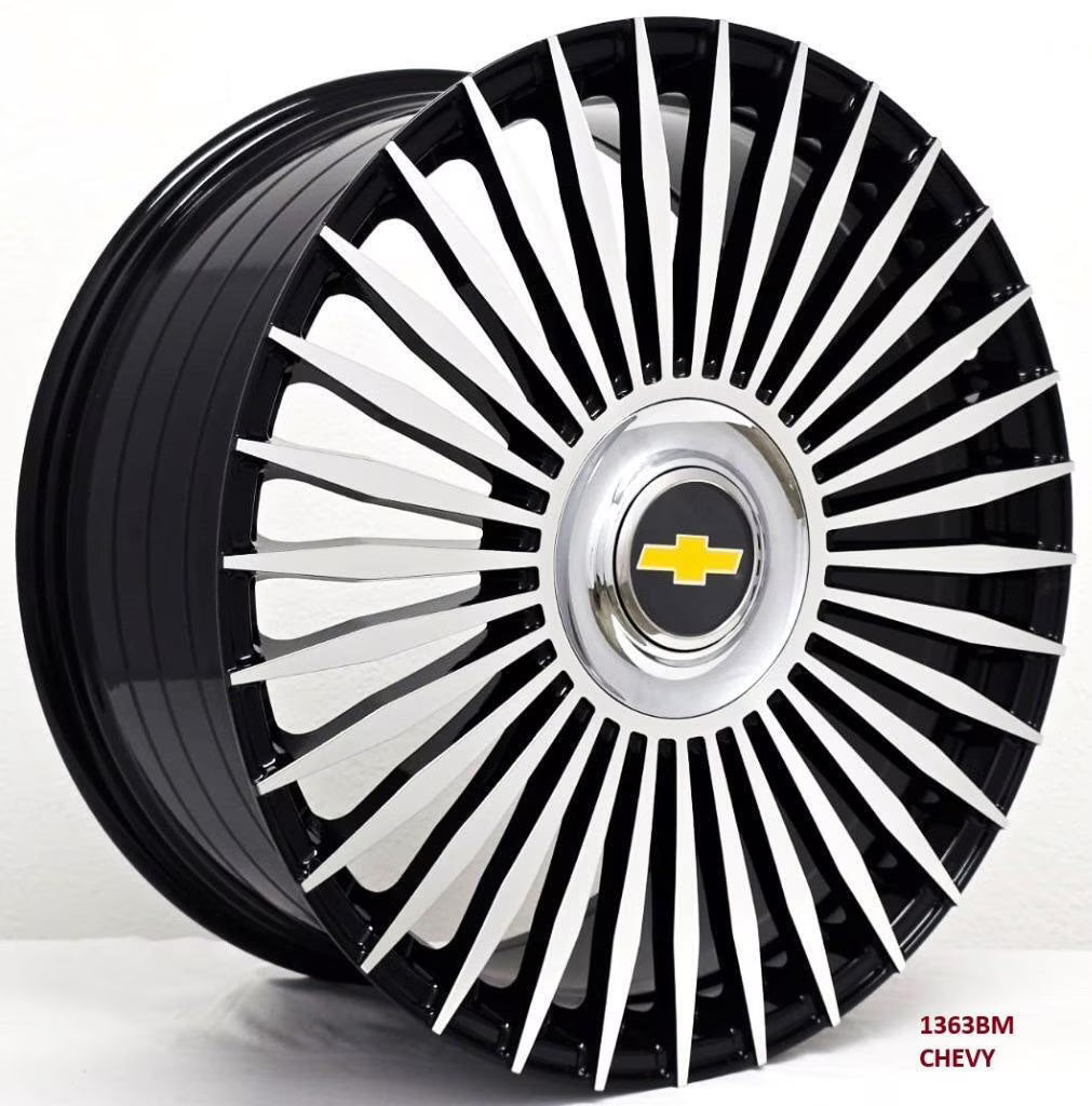 22'' FLOW FORGED wheels for CHEVY SILVERADO 1500 2019 & UP 22x9.5" 6x139.7