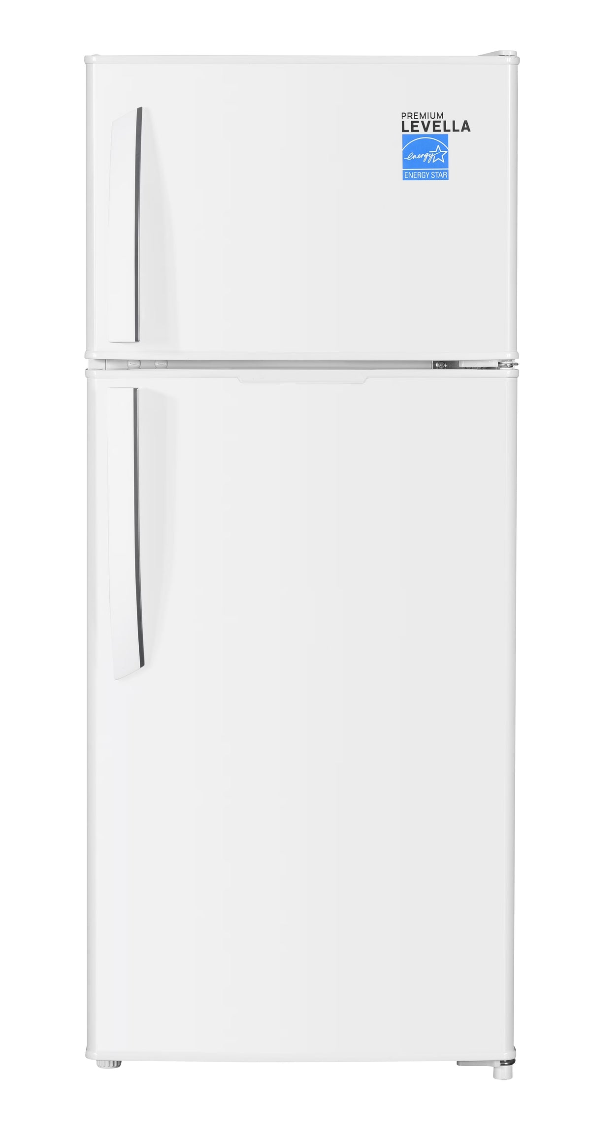 Premium Levella PRF44660300HS 4.4 cu ft Top Freezer Mini Fridge in Silver