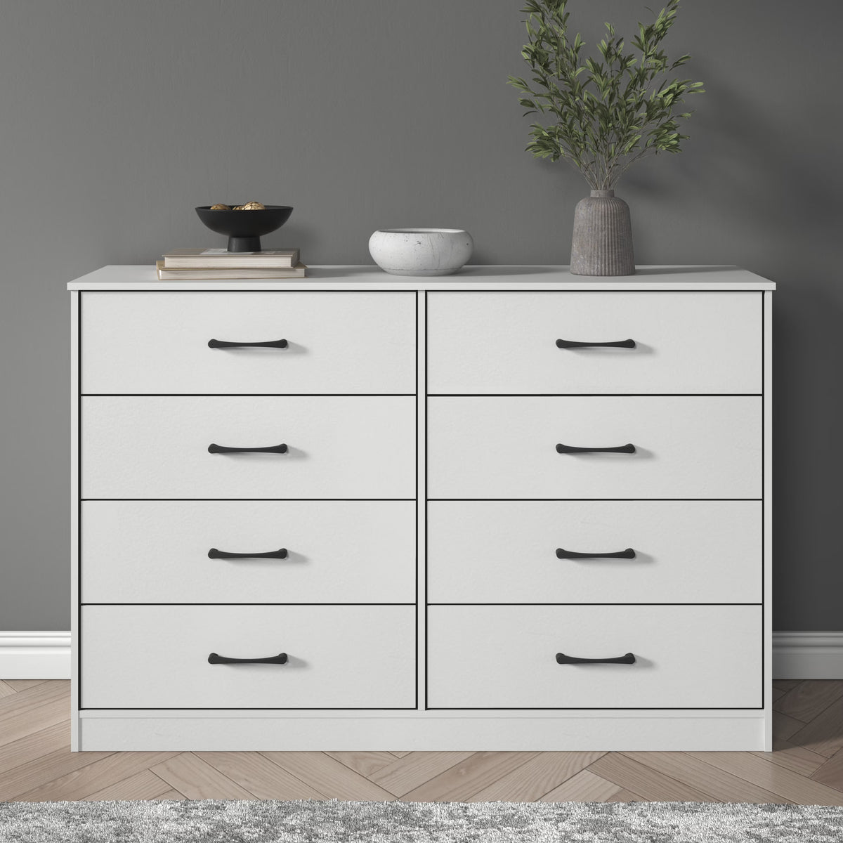 Mainstays Ardent 8 Drawer Dresser, Black