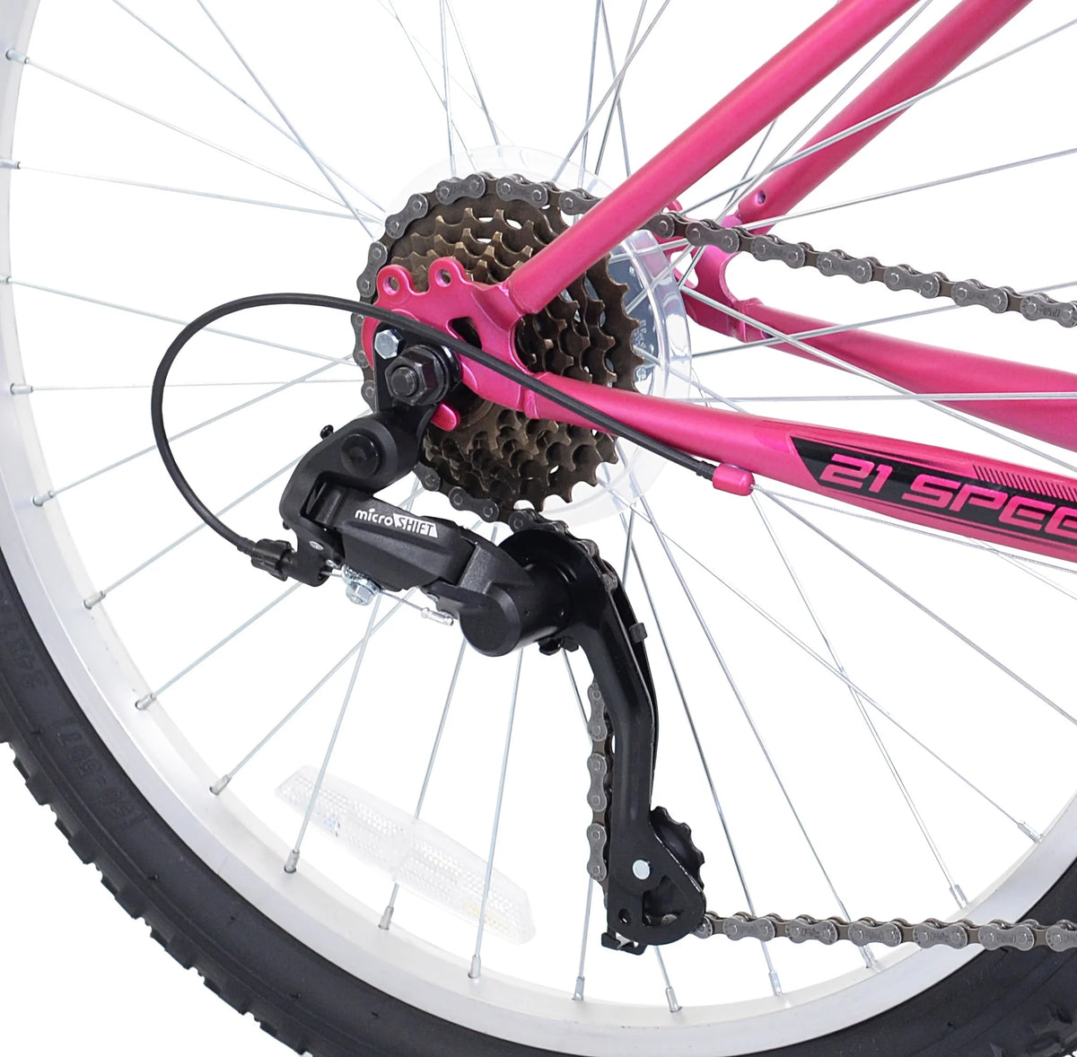 24" Kent V2400 Magenta Silver Bicycle