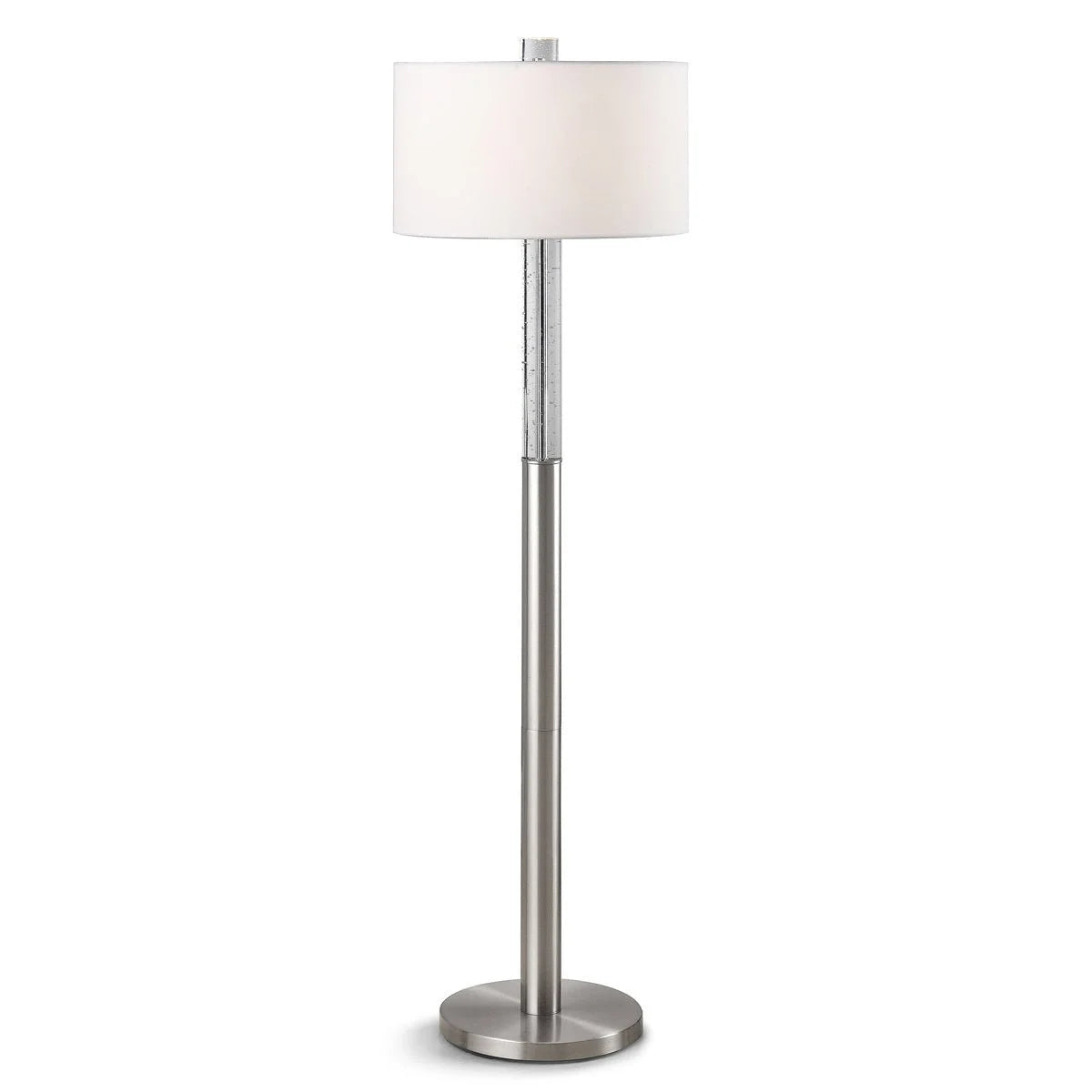 HomeGlam Fusion Bubble Crystal 62.5-inch H Floor Lamp