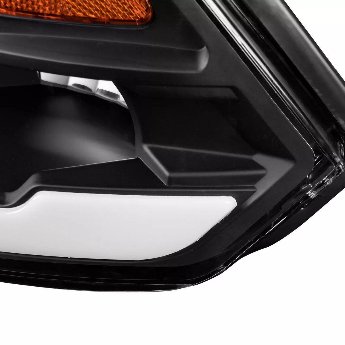 MOSTPLUS Pair LED DRL Chrome Headlight for 2009-2018 Dodge Ram 1500 2500 3500 Halogen