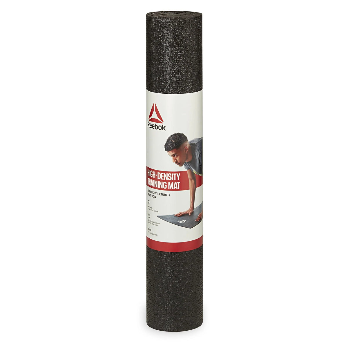 Reebok 5mm Pro HD Fitness Mat, Ultra-Dense, Black