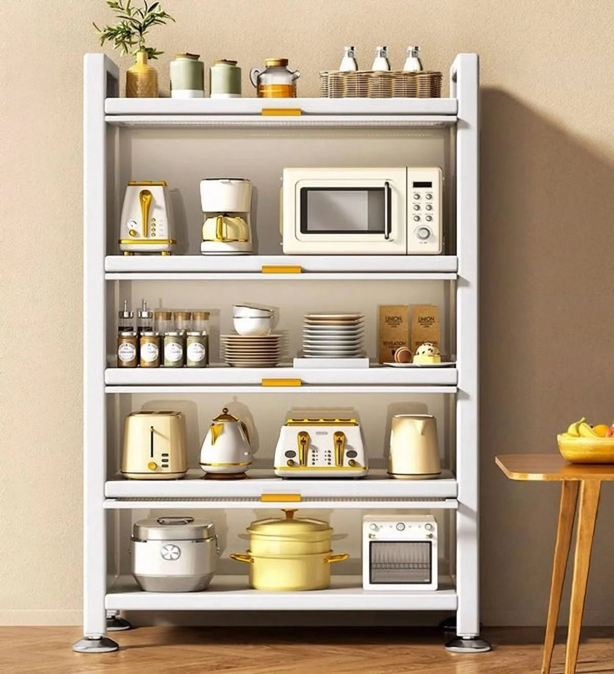 Joybos Upgraded Larger Heavy Metal Kitchen Storage Cabinet