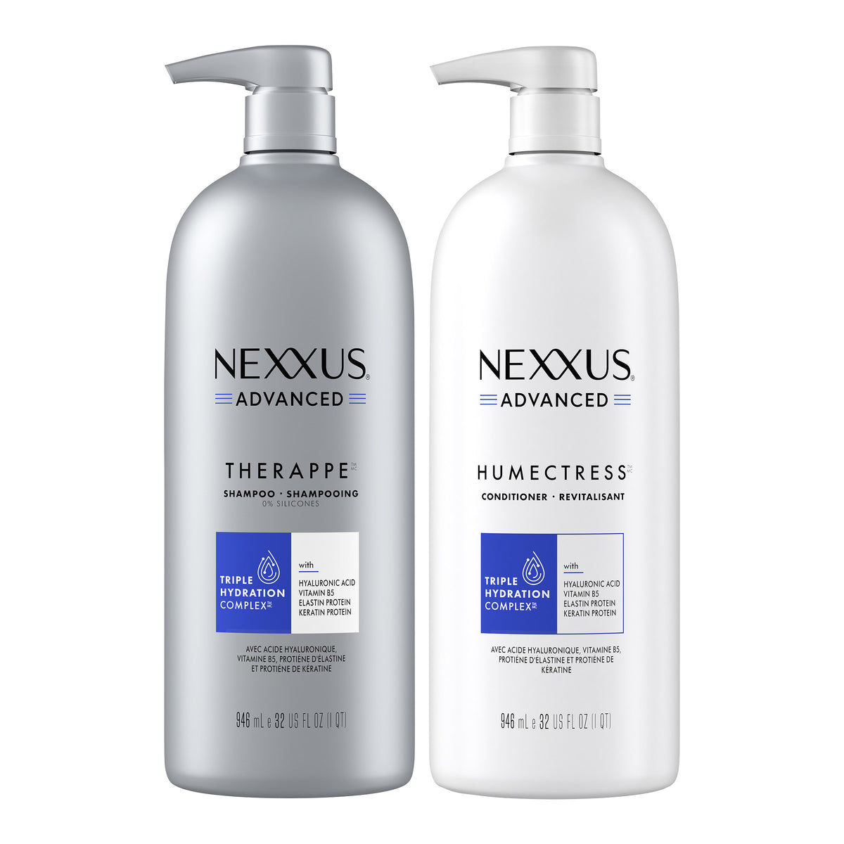 Nexxus Advanced Therappe Shampoo and Humectress Conditioner Set, 32 fl oz