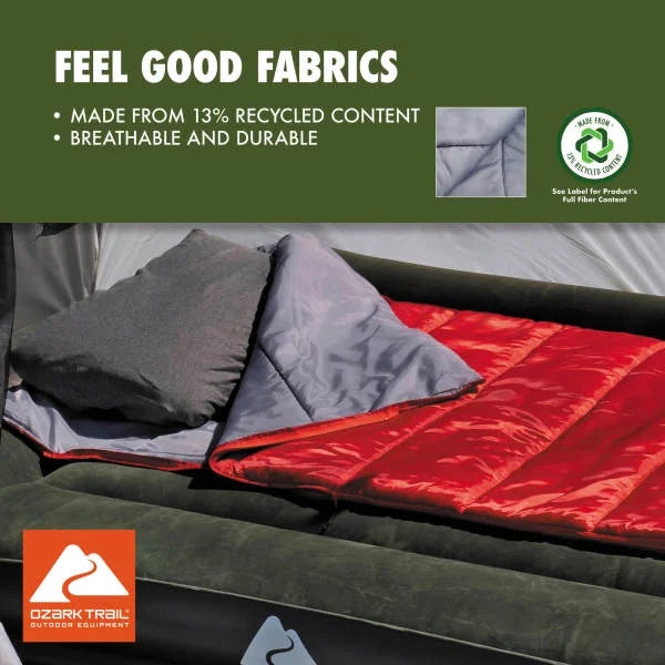 (3 pack) Ozark Trail 50 F Rectangular Sleeping Bag