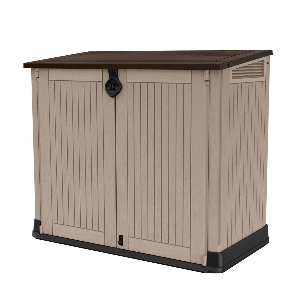 Keter Store-It-Out Midi 30-Cu Ft All-Weather Resin Storage Shed, Beige