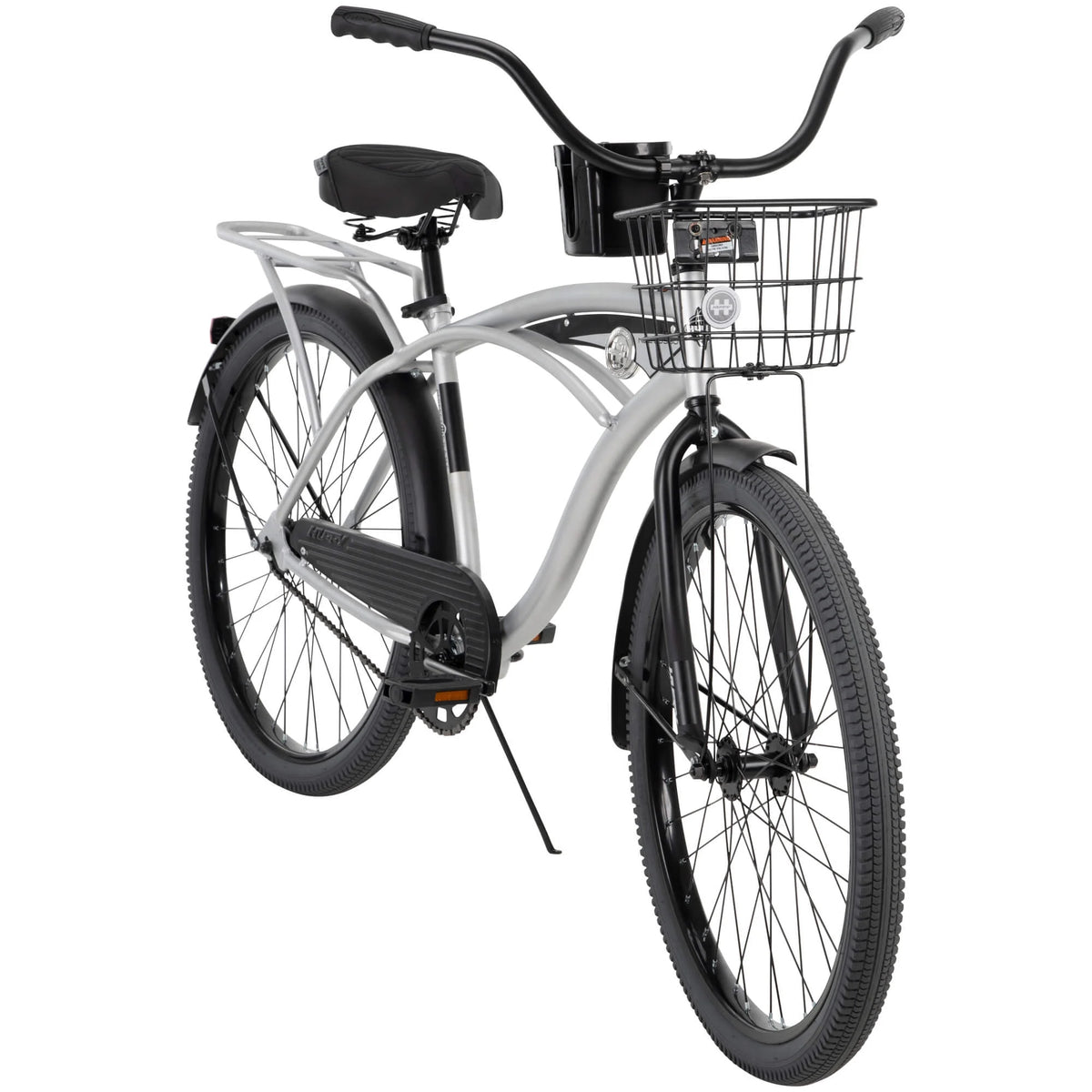 Huffy 26" Nel Lusso Cruiser Bike, Fits Riders 5'0"+, Matte Black, Adult, Men's