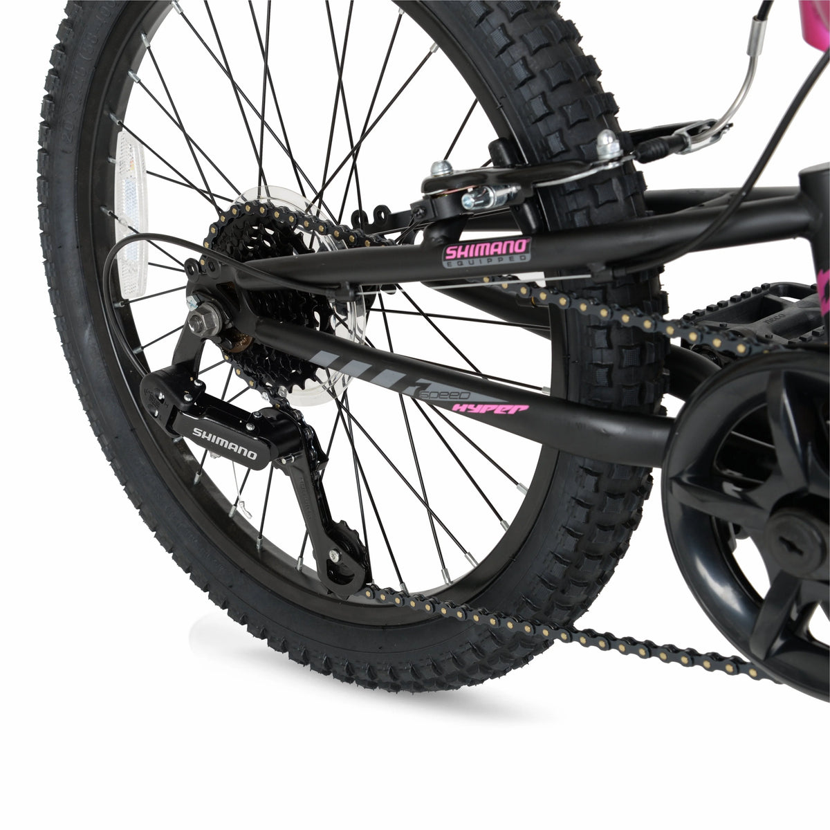 Bicycle 20" Girls Swift Mountain Bike, Kids, Magenta