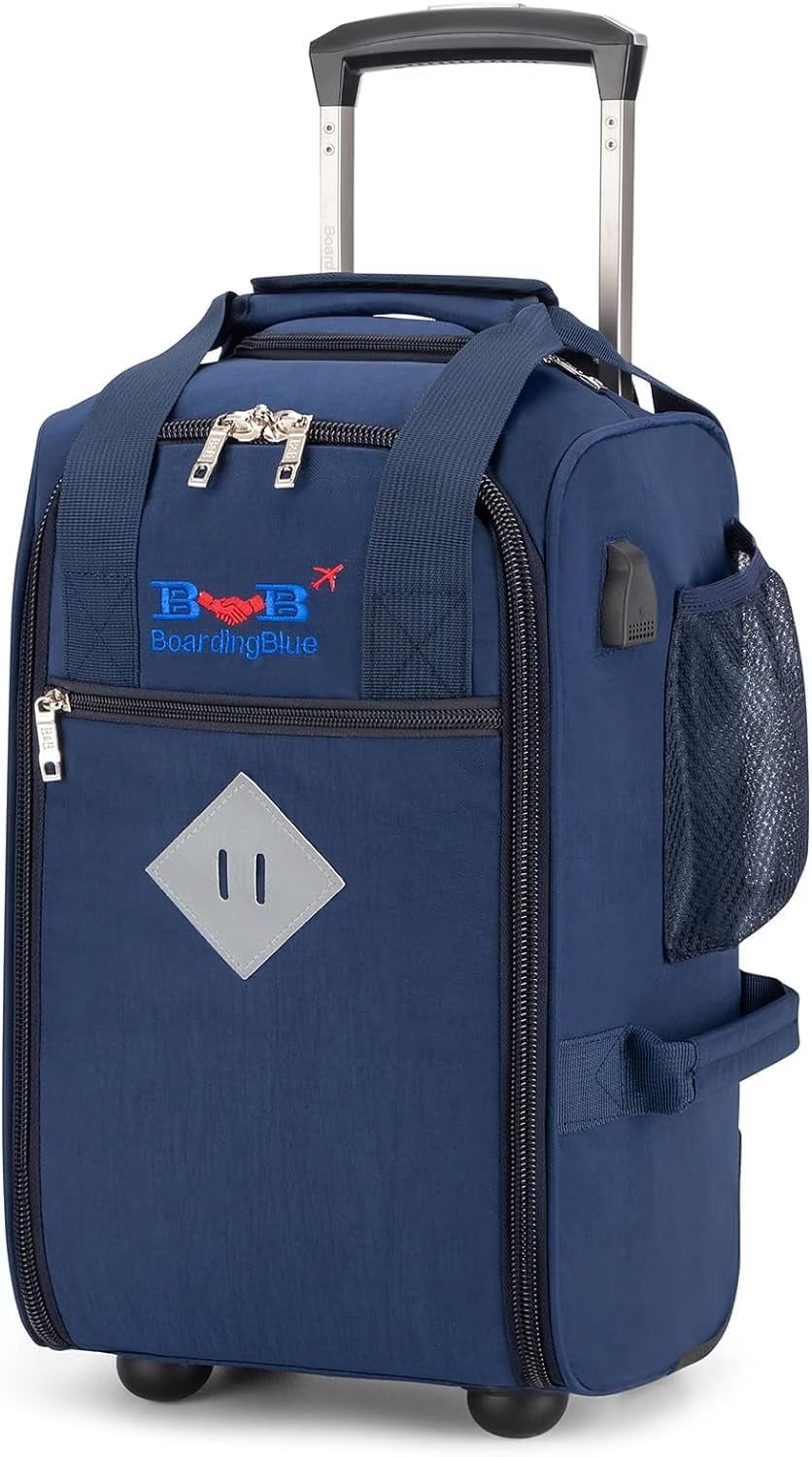 17" Rolling Personal Item Under Seat Duffel for United Airlines