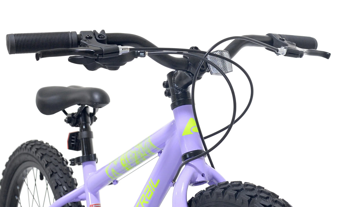 20" Ozark Trail Vibe Mountain Bicycle, 7 Speed, Fits Rider 3'11"-4'4", Purple, Teen, Unisex