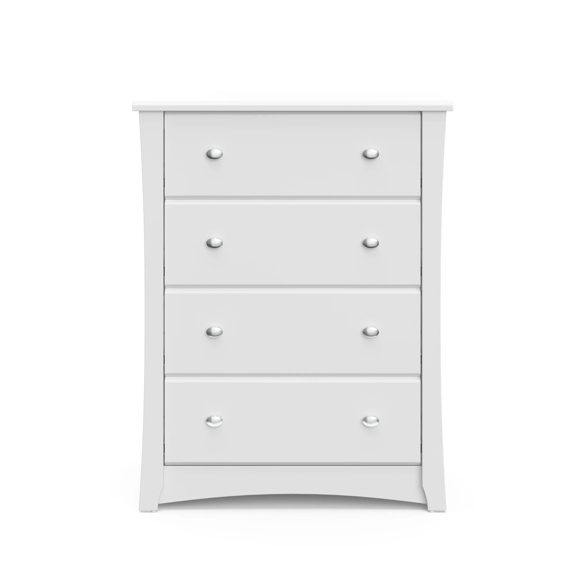 Storkcraft Crescent 4 Drawer Childrens Nursery Dresser, Espresso