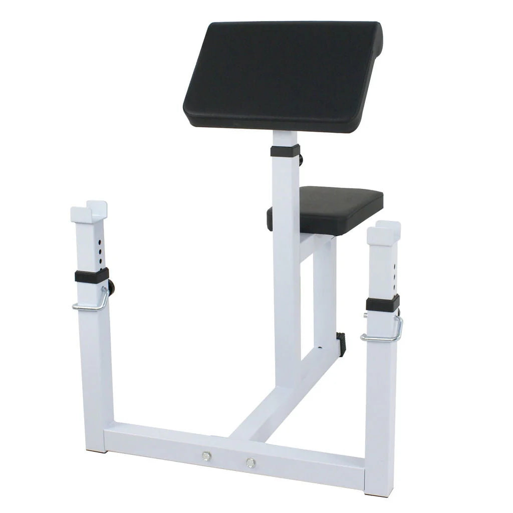 ZENY Arm Curl Weight Bench Adjustable Commercial Preacher Seated Dumbbell