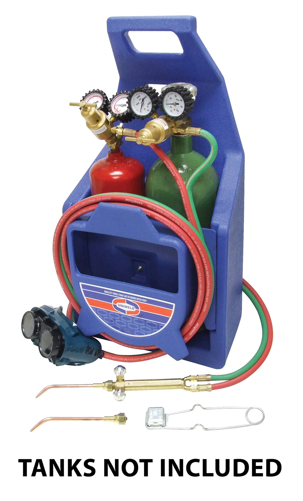 Uniweld KC100P Centurion Weld, Braze Outfit with 511 Plastic Carrying Stand