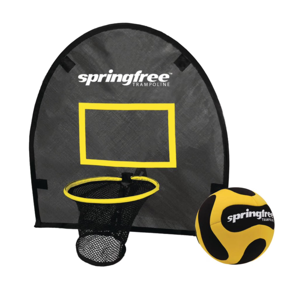 Springfree FlexrStep V2 Trampoline Ladder with Safety Lock, Silver/Black