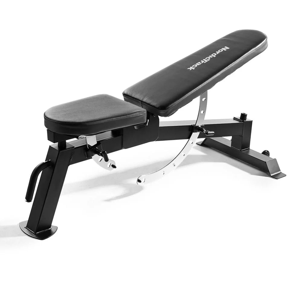 NordicTrack Adjustable Weight Bench with High-Density Foam Backrest, 300 lb. Weight Limit