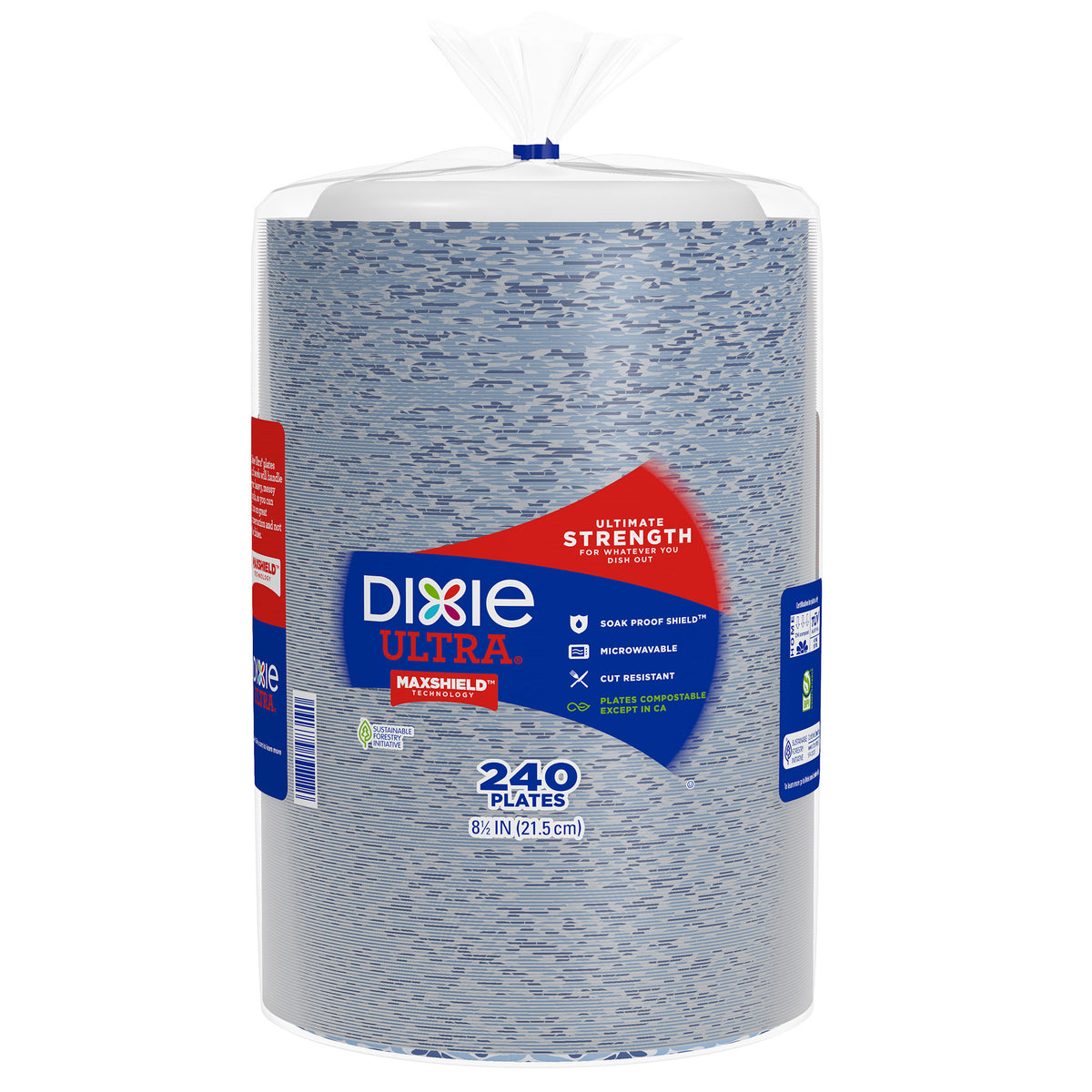 Dixie Ultra 8-1/2' Paper Plate, 240-count