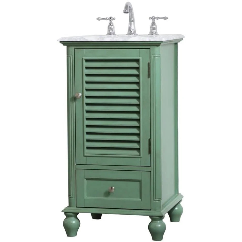 19 inch single bathroom vanity in grey