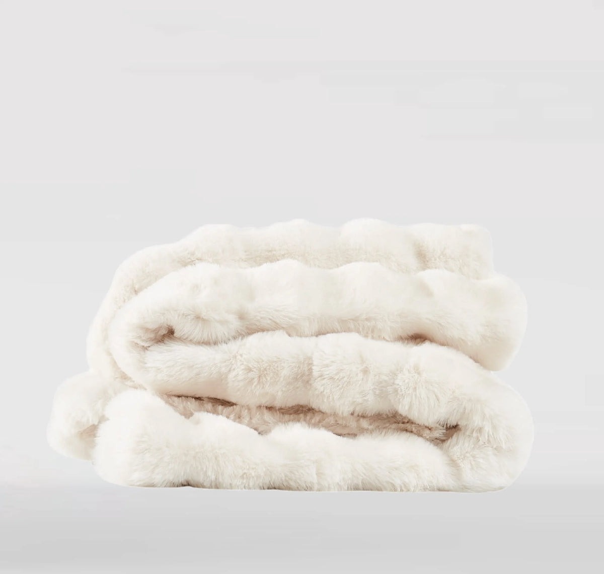 Brooklyn Loom Bubble Faux Fur 100% Microfiber Polyester  Twin XL Blanket in Green, All Season, Adult Size, OEKO-TEX Certified