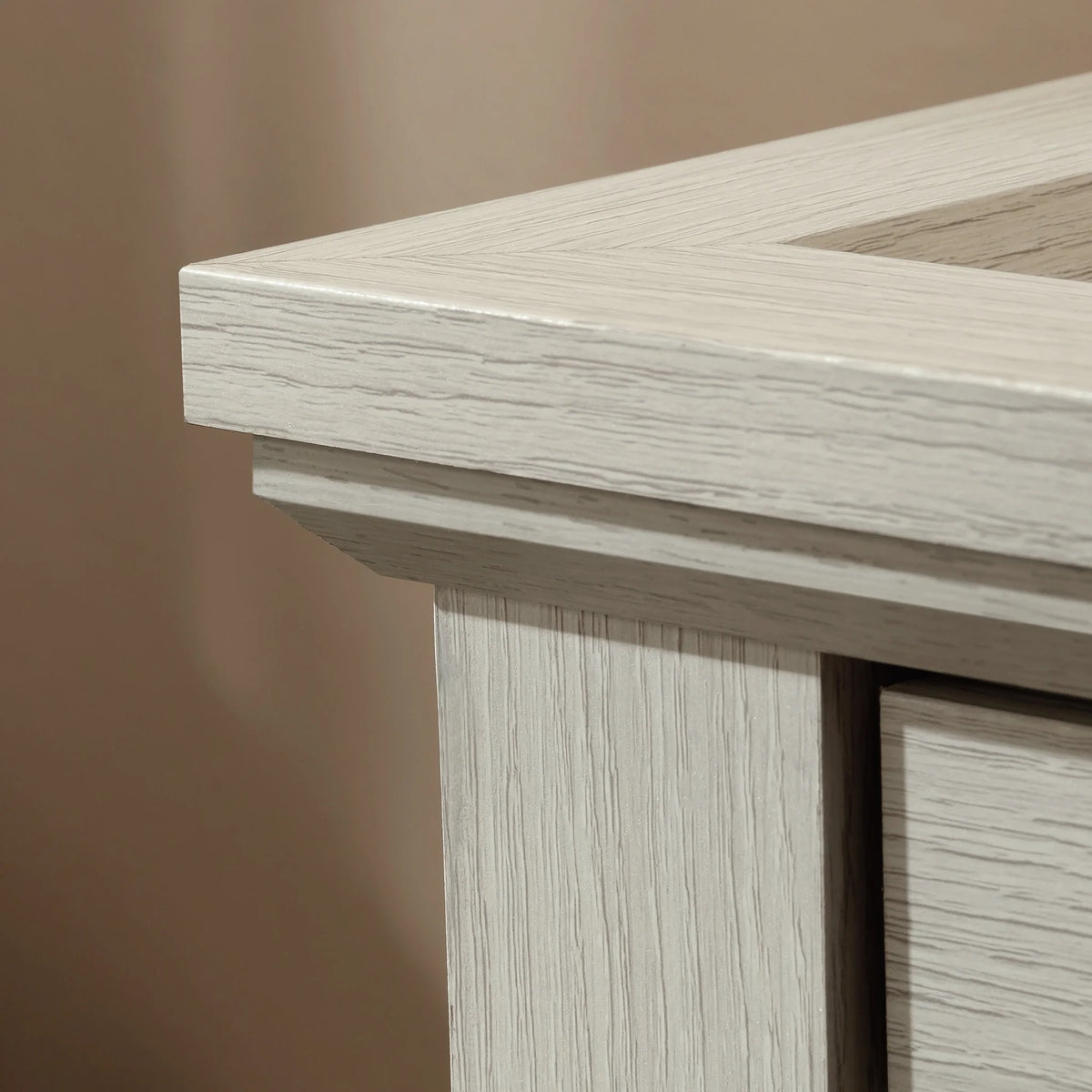 Sauder Larkin Ledge Desk, Glacier Oak Finish