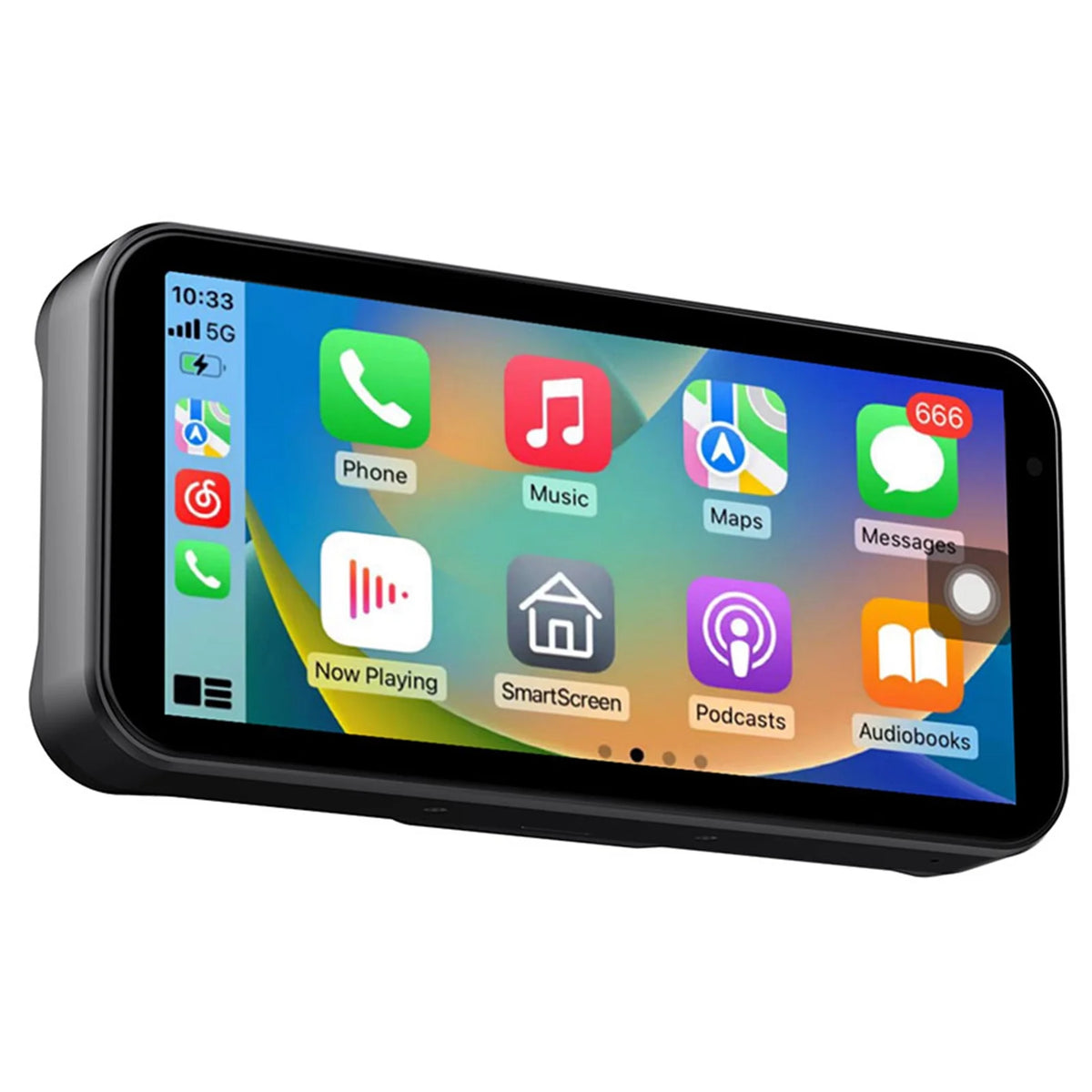 Motorcycle GPS Navigation Screen 6.25in IP67 Waterproof CarPlay Android Auto Light-sensing For Motorcycle
