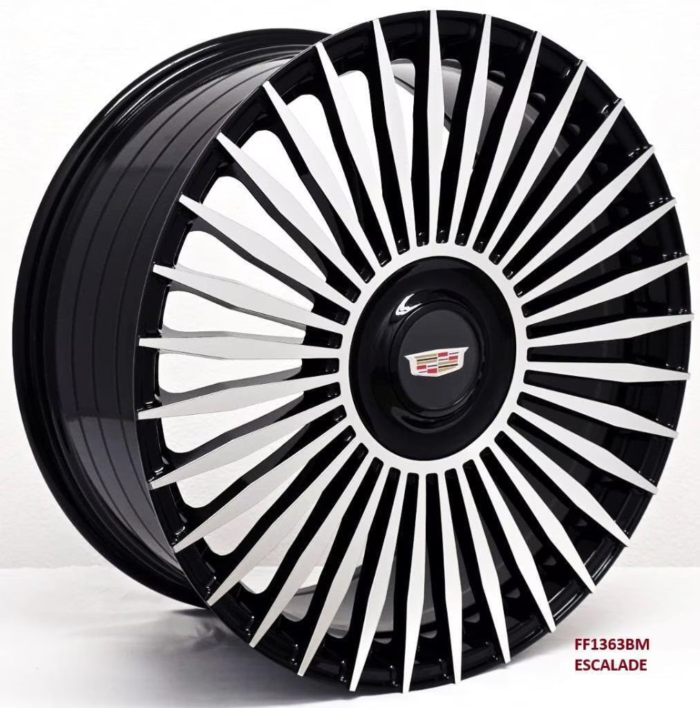 22'' FLOW FORGED wheels for CADILLAC ESCALADE ESV 2WD 2021 & UP 22x9.5" 6x139.7