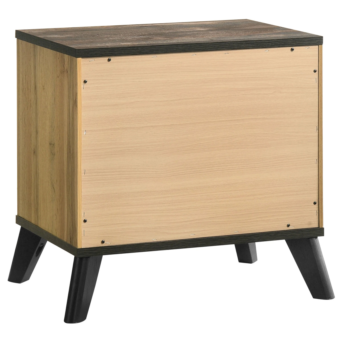 Coaster Kaywood 4-Piece Wood Eastern King Bedroom Set in Natural Pine and Brown