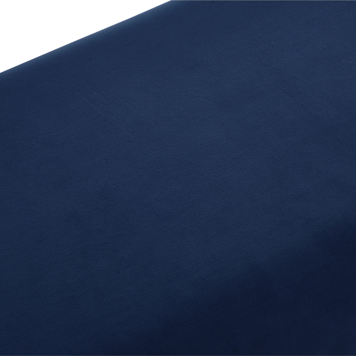 Madisen Velvet Bench with Gold Frame, Navy