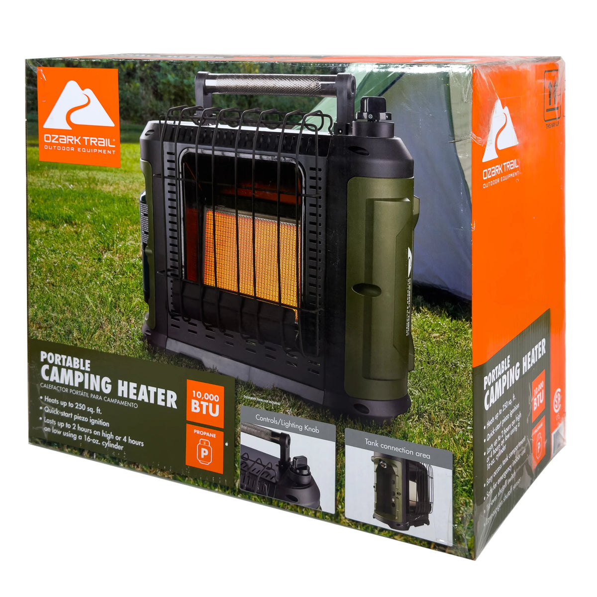 Ozark Trail 10,000 BTU Portable Propane Heater - New