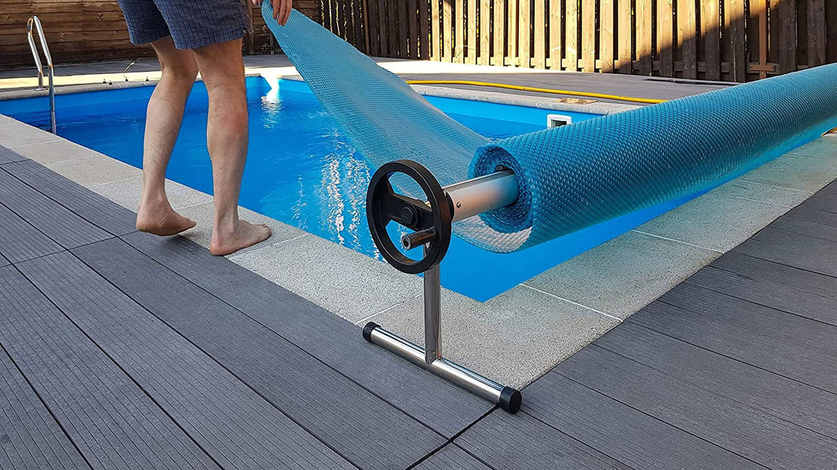 SunHeater UV Resistant Pool Covers, Blue, 12' x 24'
