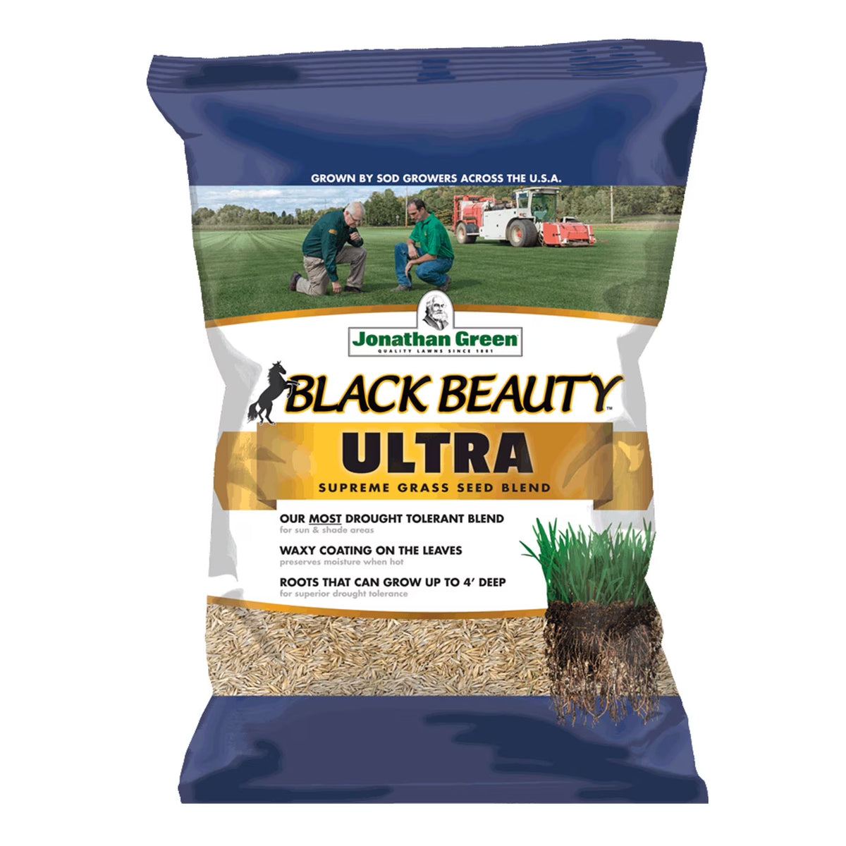Jonathan Green 10323 Black Beauty Ultra Grass Seed Mix, 25 Pounds