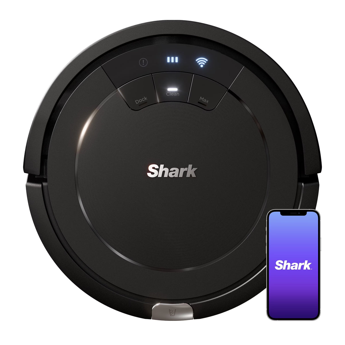 Shark ION Robot Vacuum, Wi-Fi Connected, Black, RV754