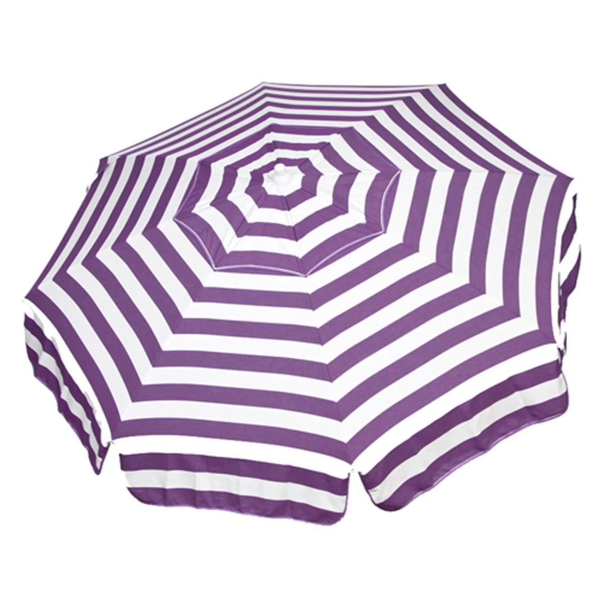 DestinationGear 6 ft. Aluminum Italian Stripe Patio Umbrella