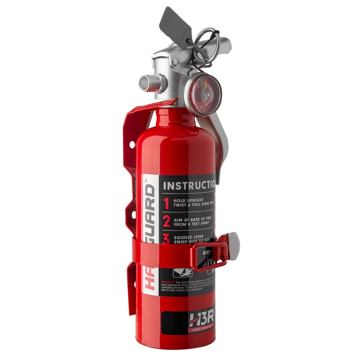 H3R Performance HalGuard Clean Agent Car Fire Extinguisher - 1.4 lb. Red