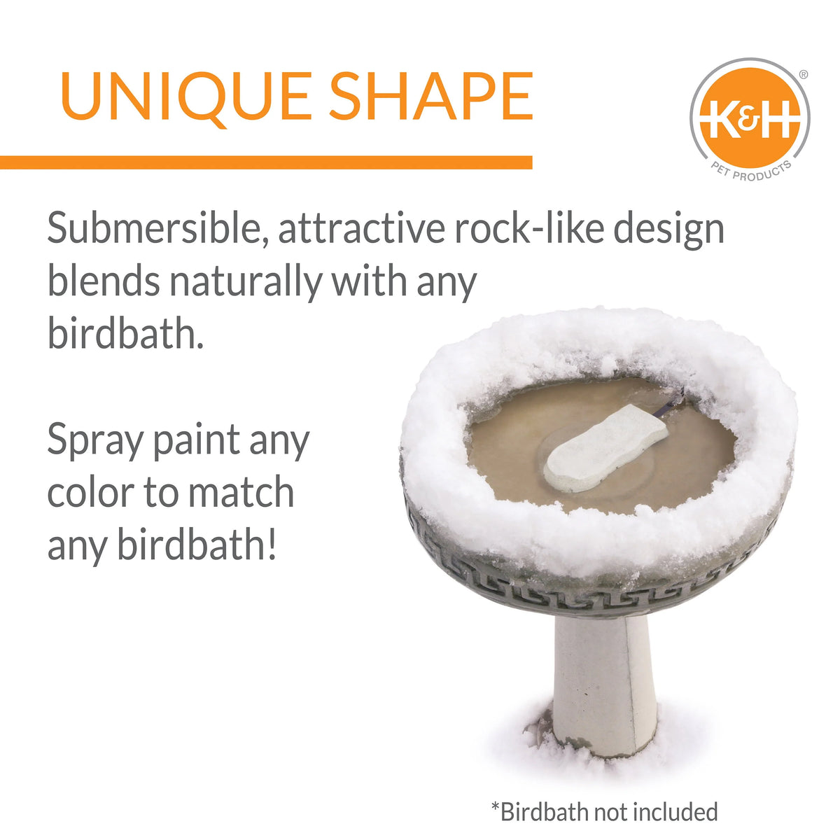 K&H Ice Eliminator Bird Bath Deicer