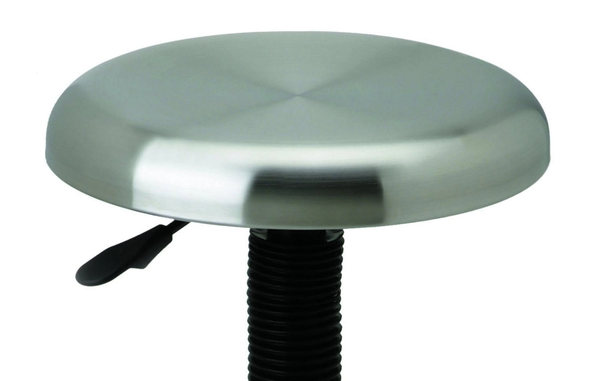 Seville Classics Stainless Steel Pneumatic Work Stool for Garage