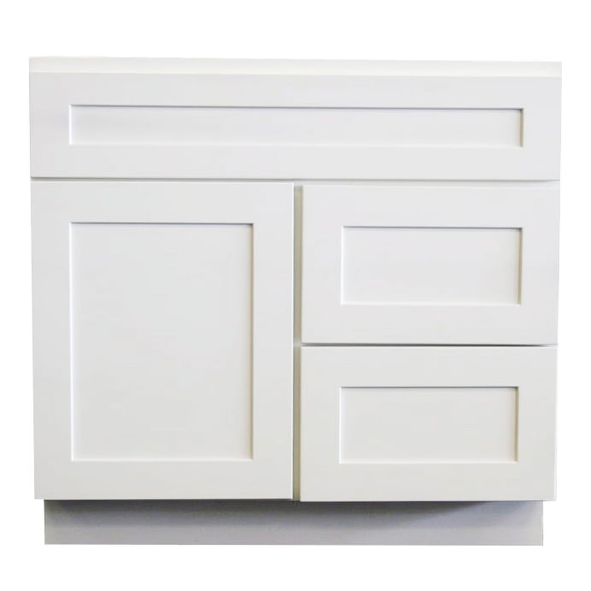 Craftline Ready to Assemble Shaker White Vanity Cabinets