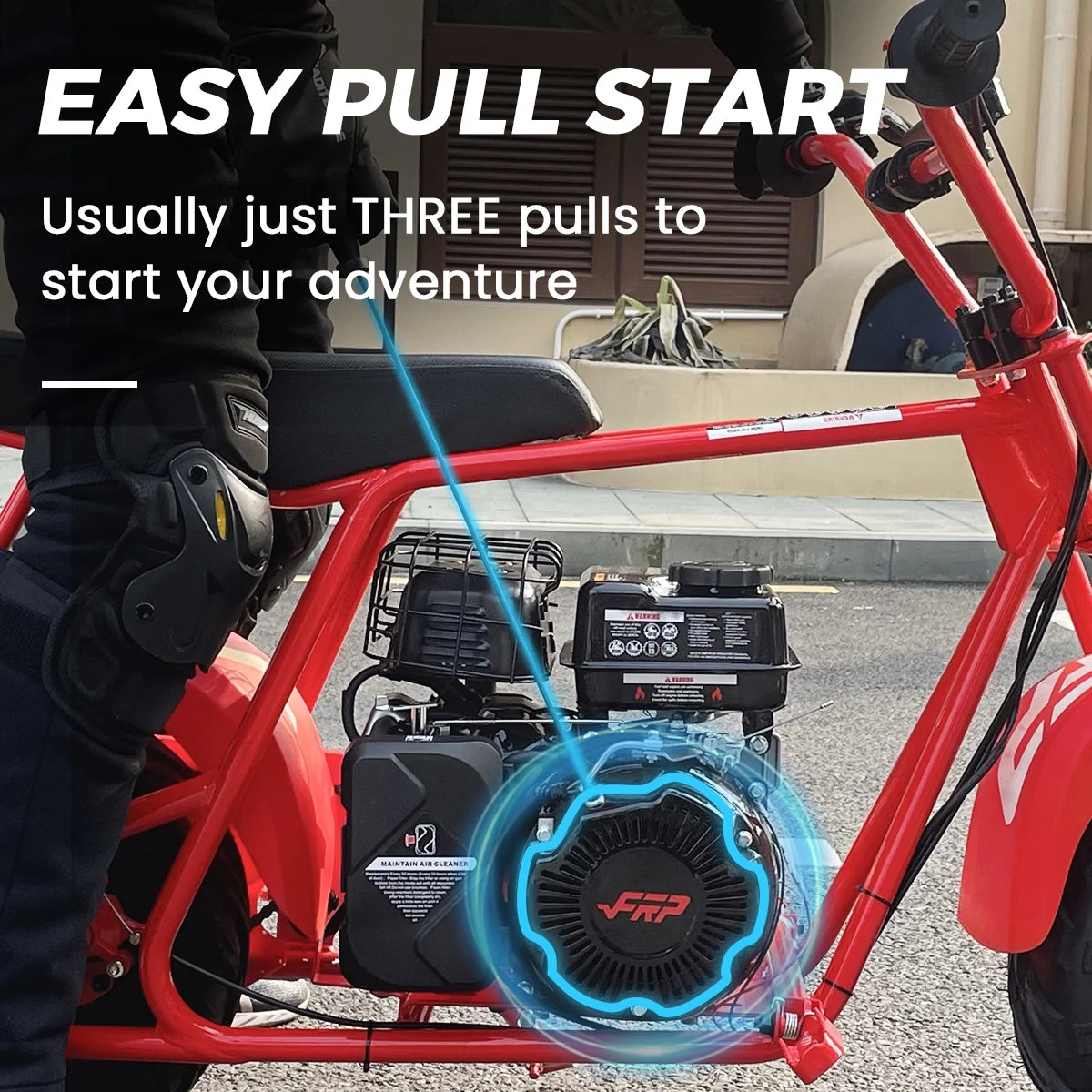 FRP GMB100 99cc 4-Stroke Gas Powered Mini Bike