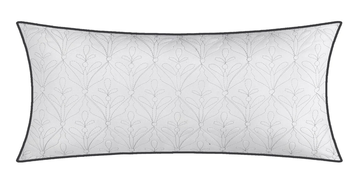 Lanco Smoke Grey Comforter Set California King Size, 9 Piece Jacquard Floral Bedding Set, All Season, Ultra-Soft, Matching Pillows & Shams, Bed Skirt