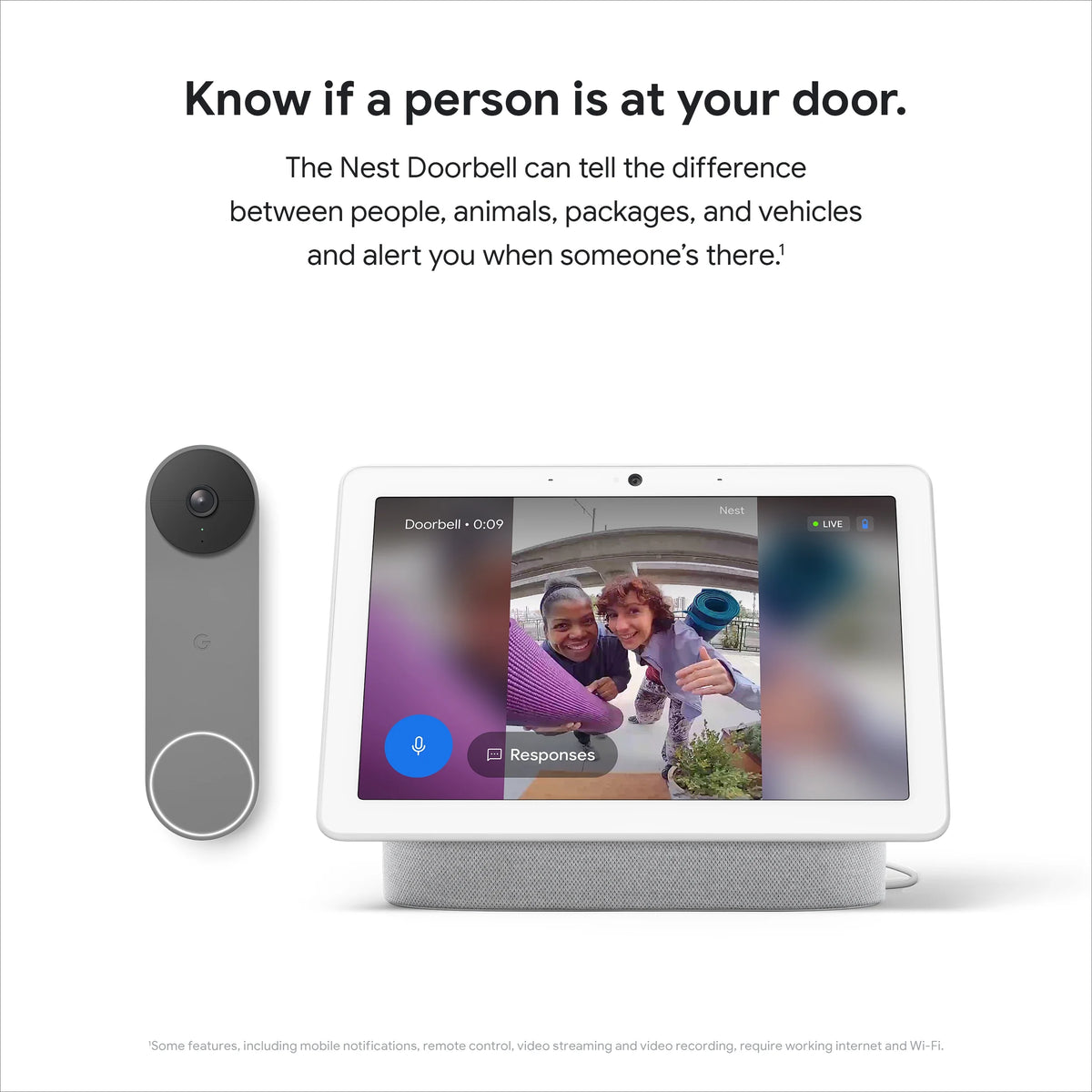 Google Nest Doorbell (Battery) (Linen)