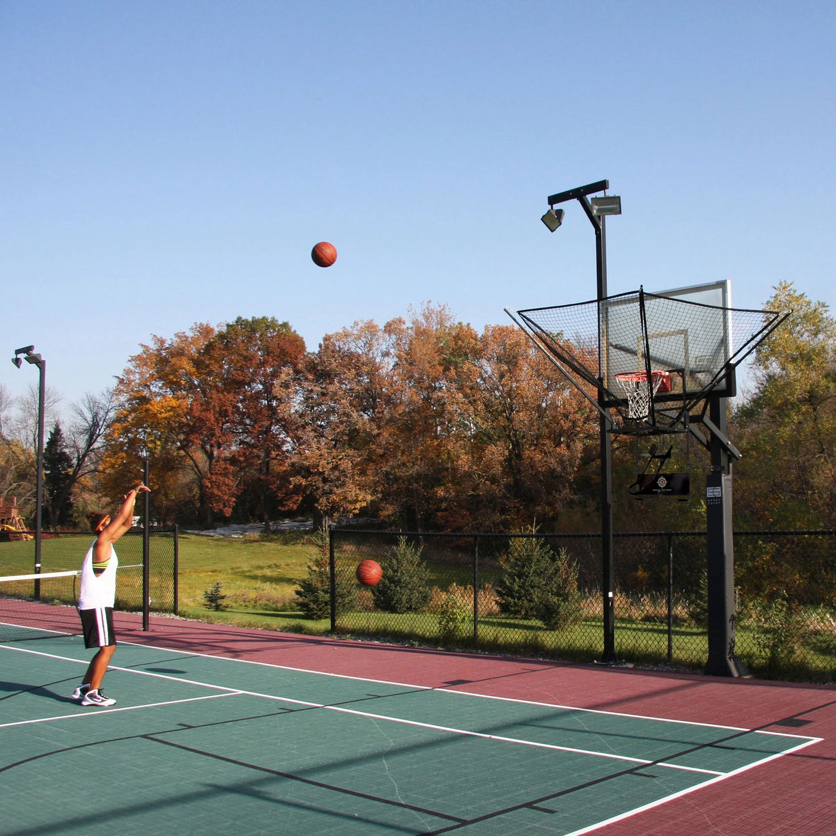 Dr. Dish iC3 Basketball Return Shot Trainer for Pole and Wall Mount Hoops