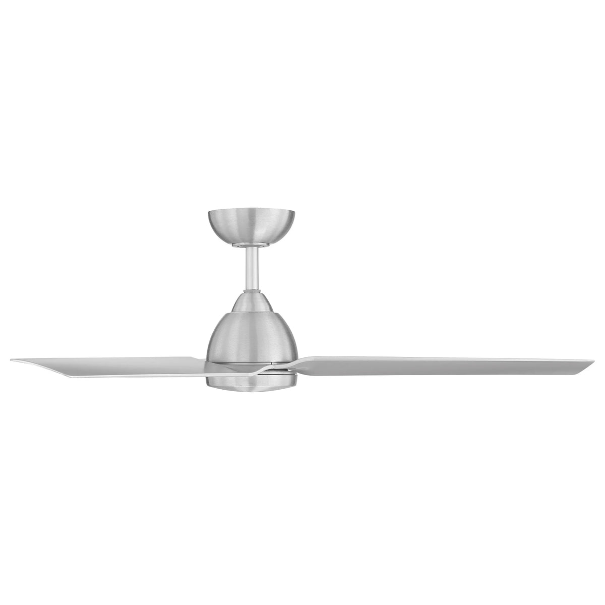 WAC Mocha 54" Brushed Aluminum Smart Ceiling Fan with Remote Control