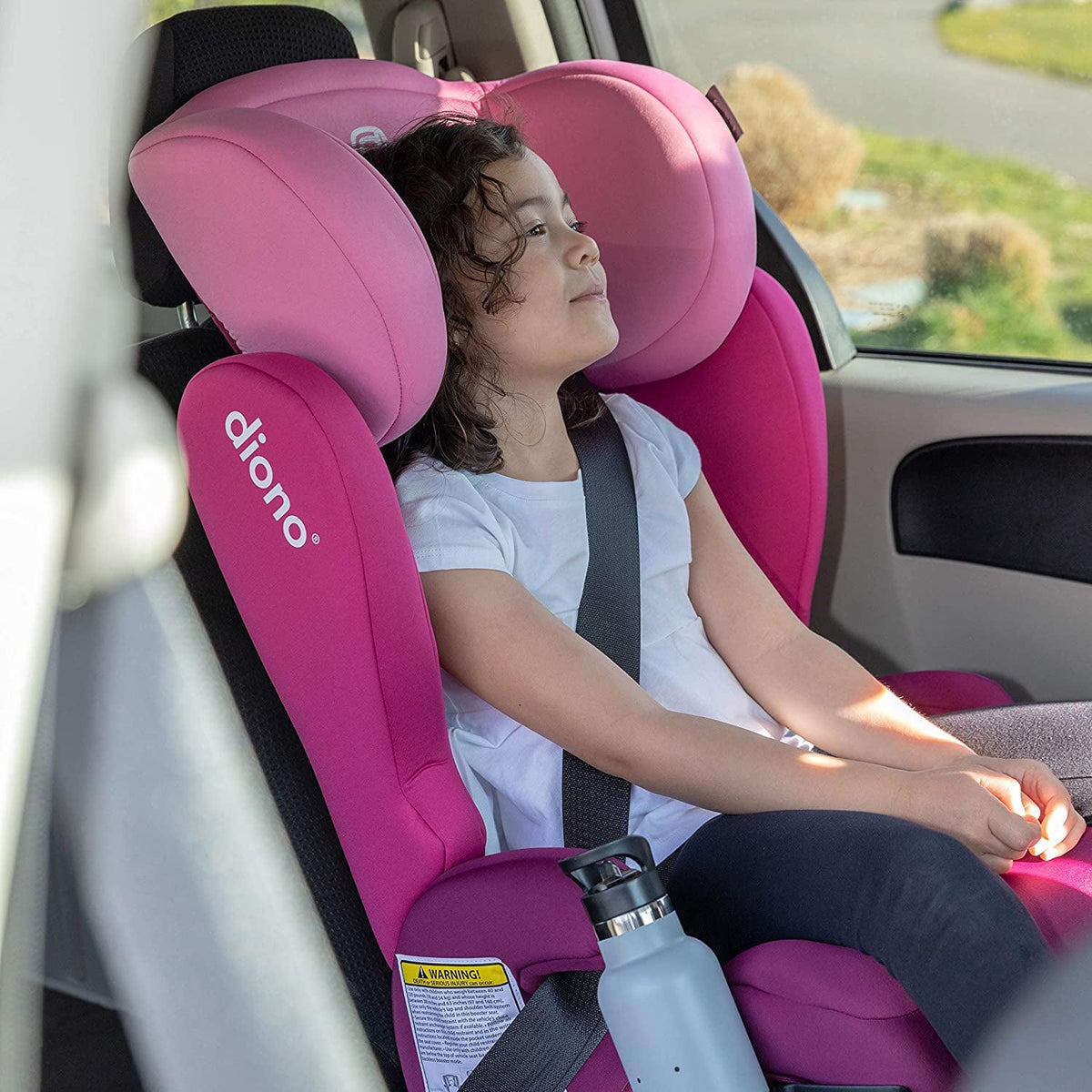 Diono Cambria 2 Latch 2-in-1 XL Highback Booster Car Seat. Black