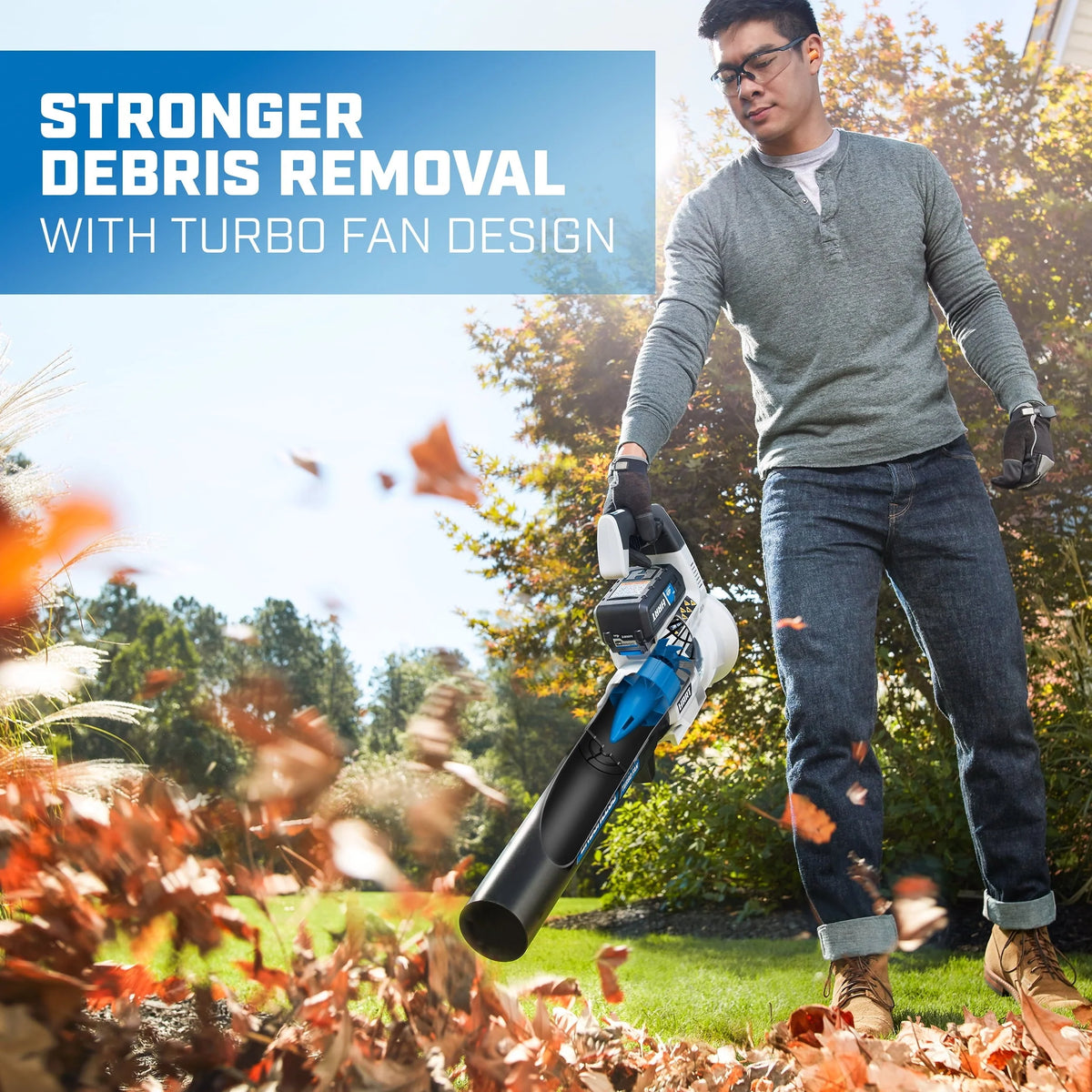 HART 40-Volt Cordless Brushless Blower (Battery Not Included)