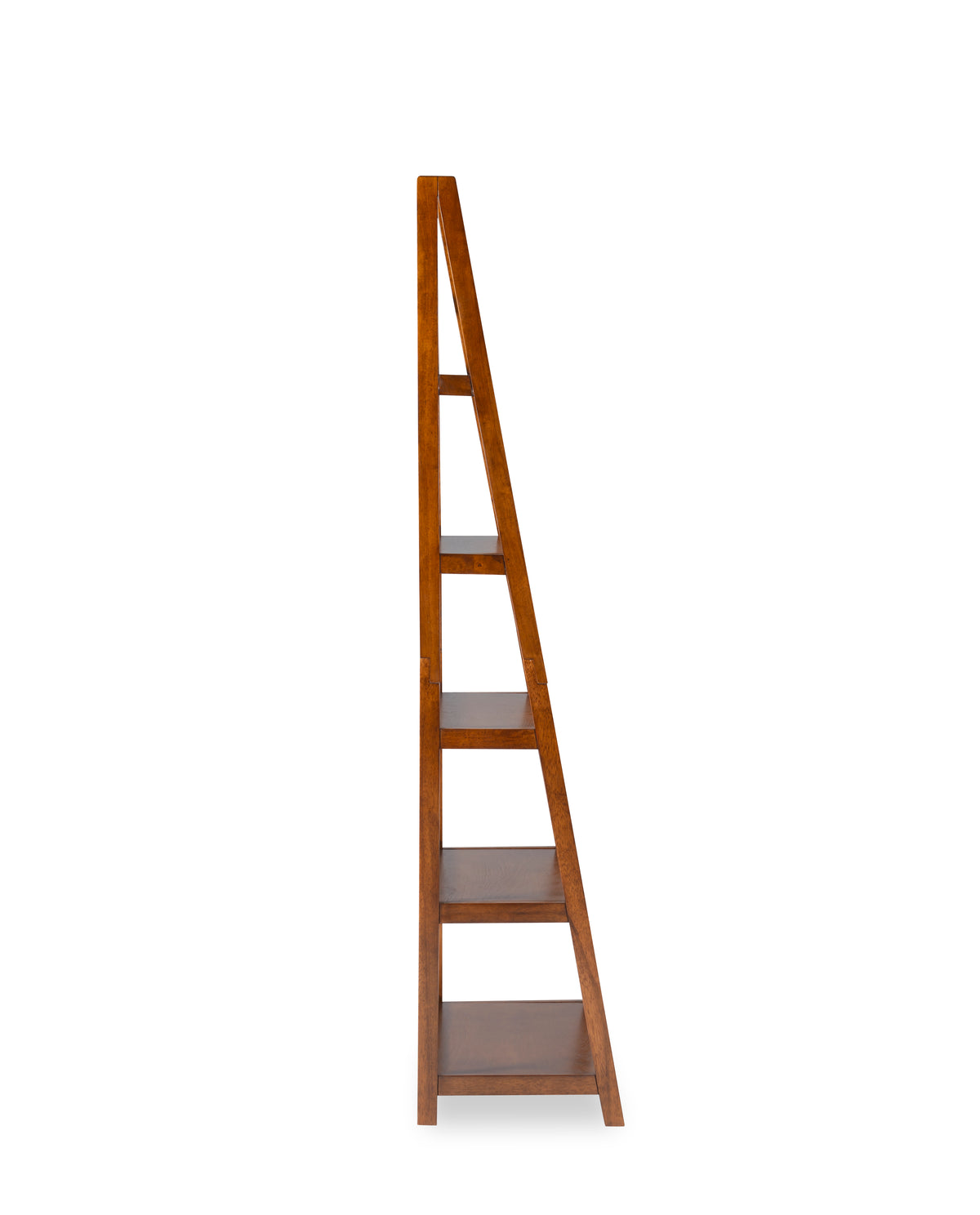 Linon Charlotte Bookcase, Brown, 5 Shelves, 72 inches Tall